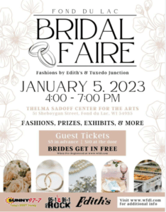 Bridal Fair Fond du Lac invite. 