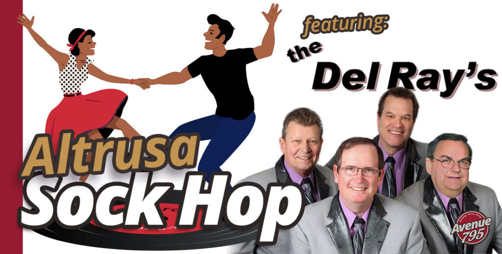 Altrusa Sock Hop Fond du Lac, featuring the Del Rays.